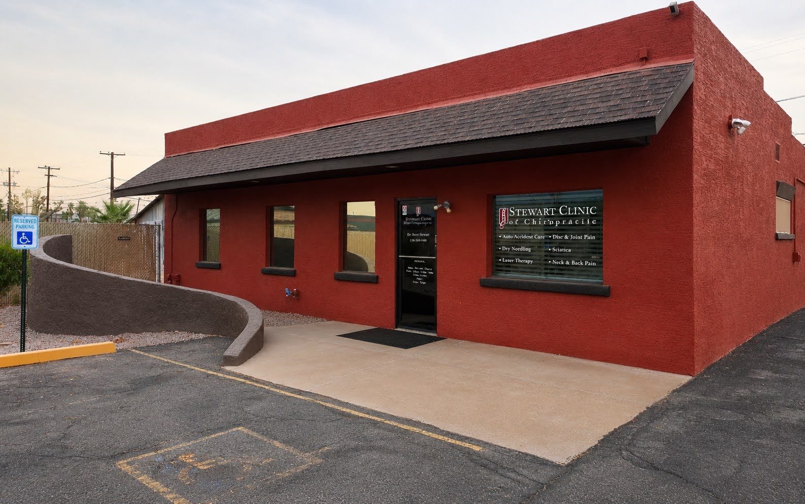 The Stewart Clinic of Chiropractic building at 210 W Florence Blvd in Casa Grande